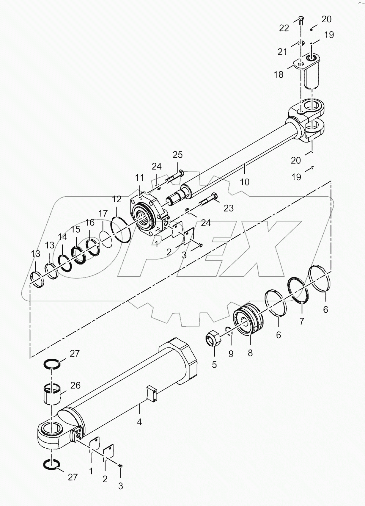 10C0181_003_00 BOOM CYLINDER