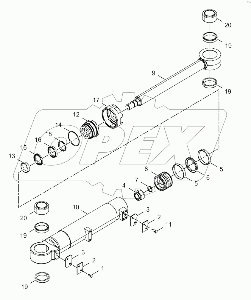 10C0183_002_00 STEERING CYLINDER
