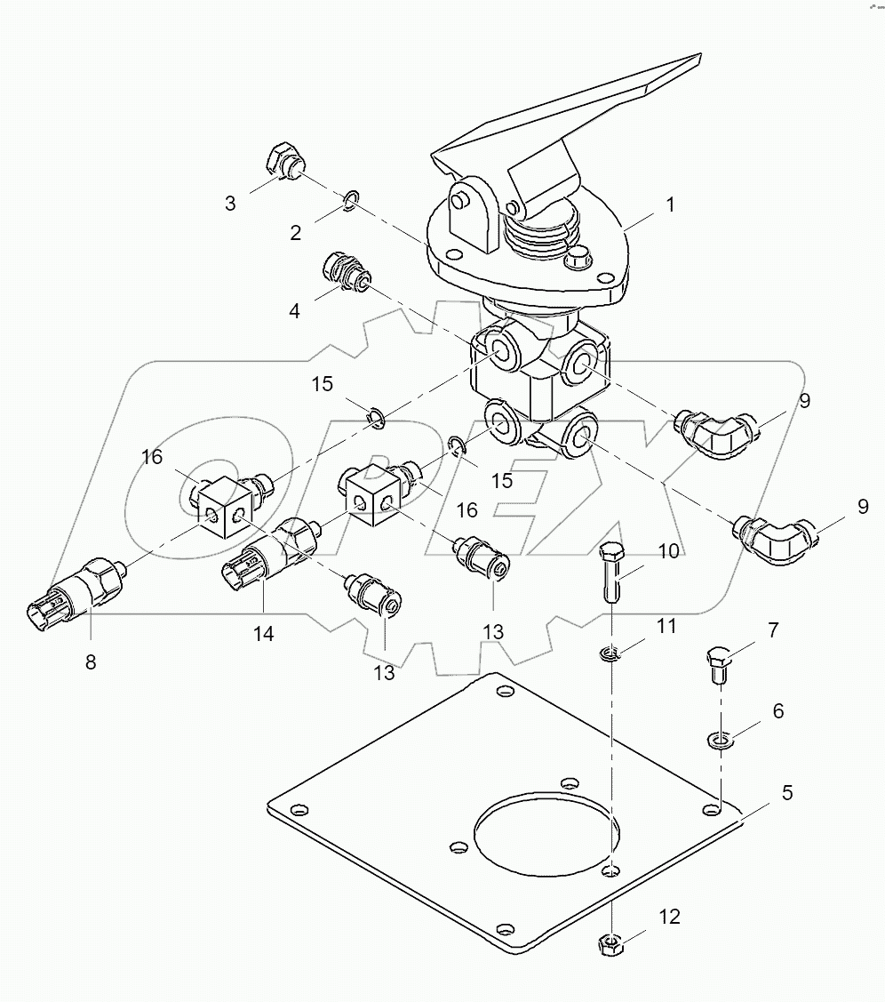 45C0316_003_00 BRAKE VALVE AS