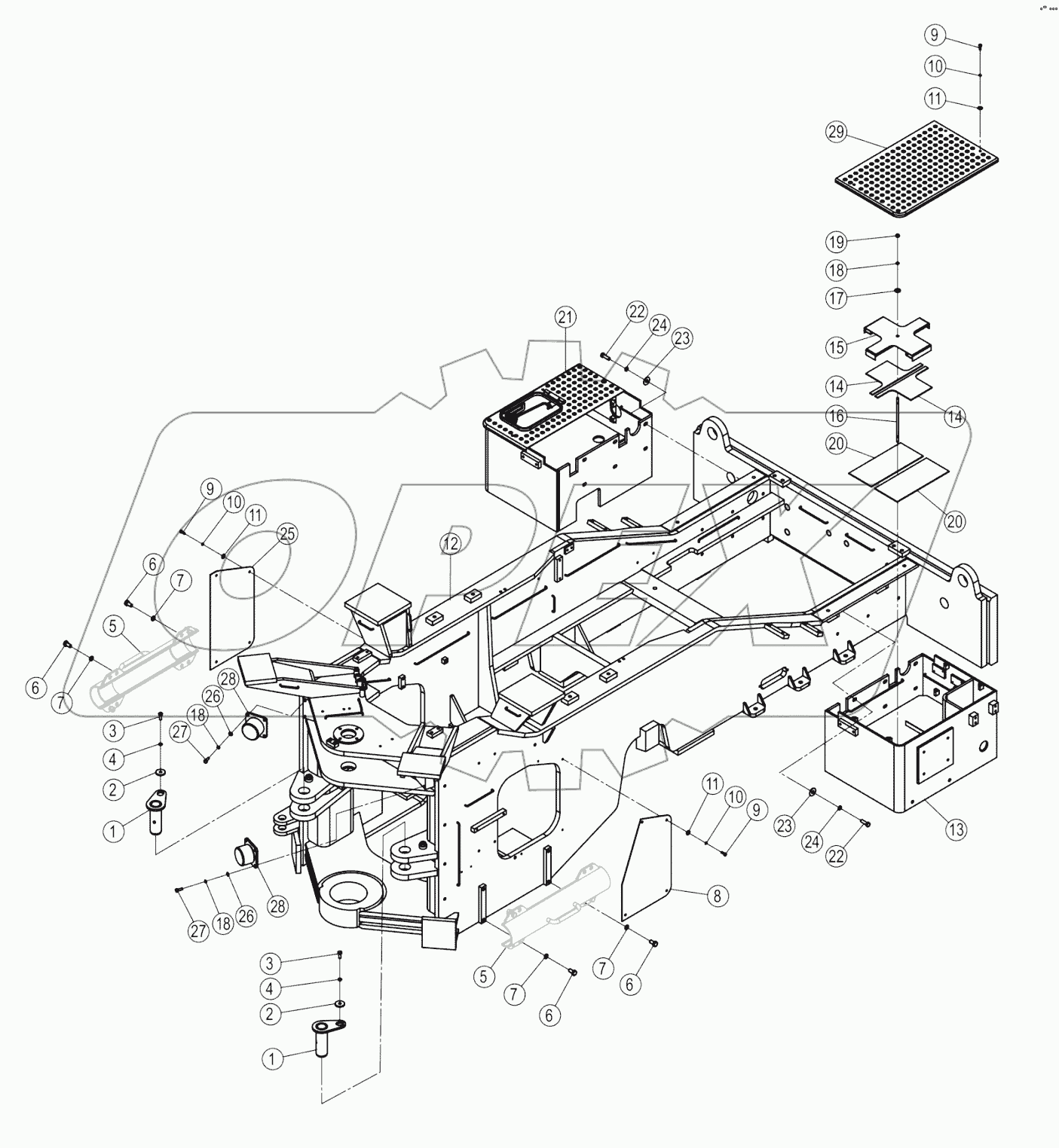 08Y0491_000_00 REAR FRAME AS