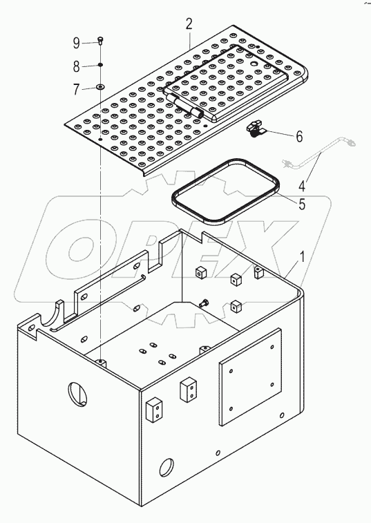 27C0377_000_00 BATTERY BOX-RH