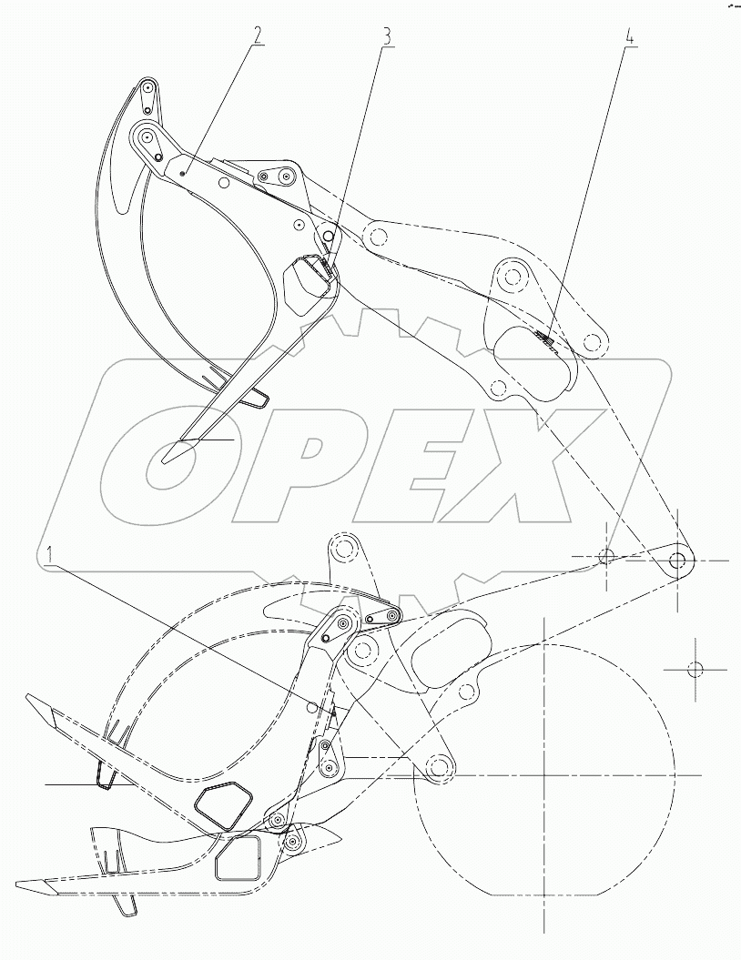 32E0670_000_00 (1200) LOGGING FORK CLAMP