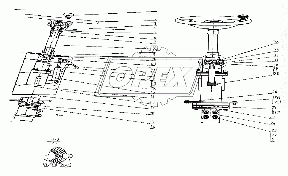 10Е0021 Рулевая колонка в сборе