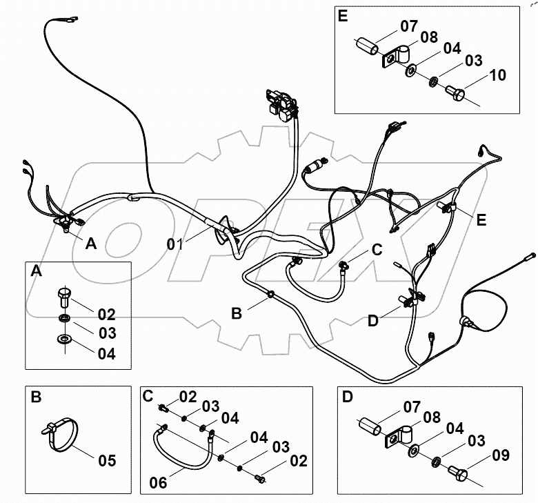  HARNESS ASSEMBLY (CHASSIS)