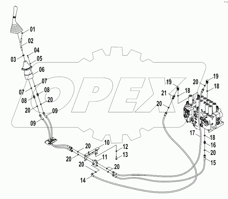  12E0237 PILOT HYDRAULIC SYSTEM (C)