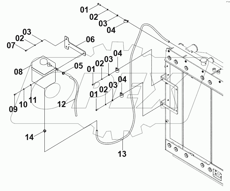  40C2107 COOLING SYSTEM (C)
