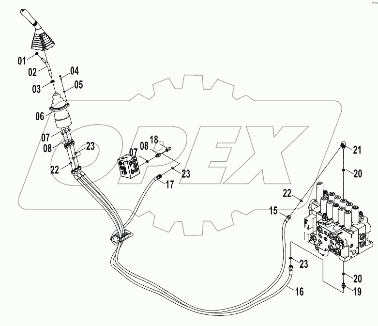  12E0237 PILOT HYDRAULIC SYSTEM (F)