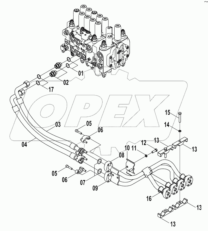  15E0665 MAIN HYDRAULIC SYSTEM (E)