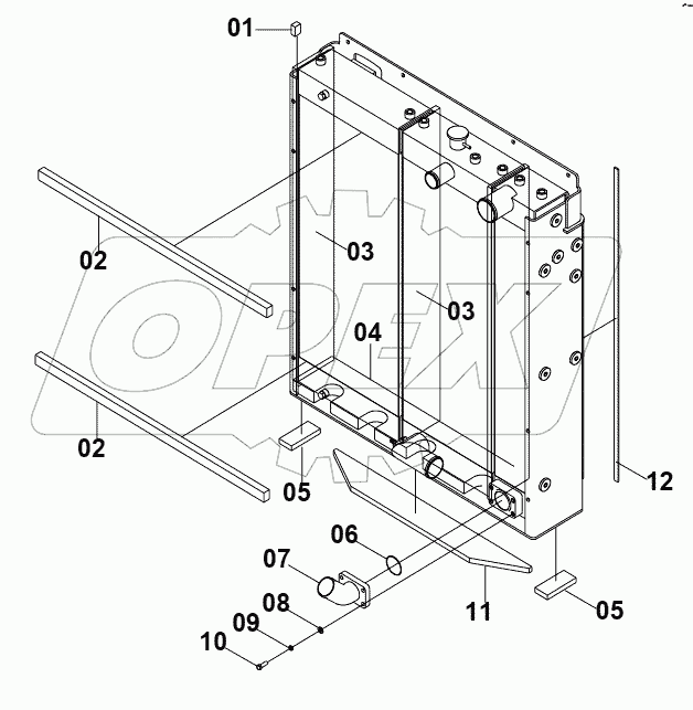  20C0758 RADIATOR GP (B)