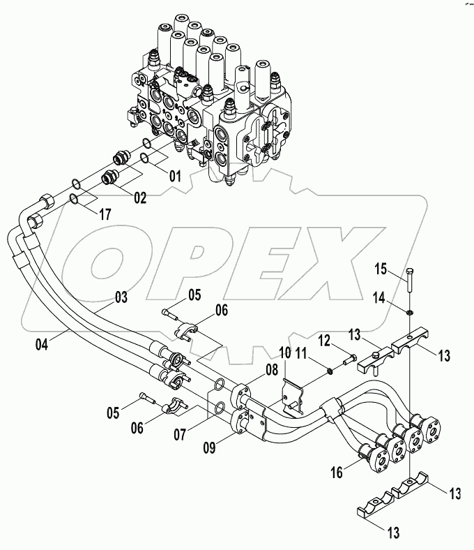  15E1187 MAIN HYDRAULIC SYSTEM (E)