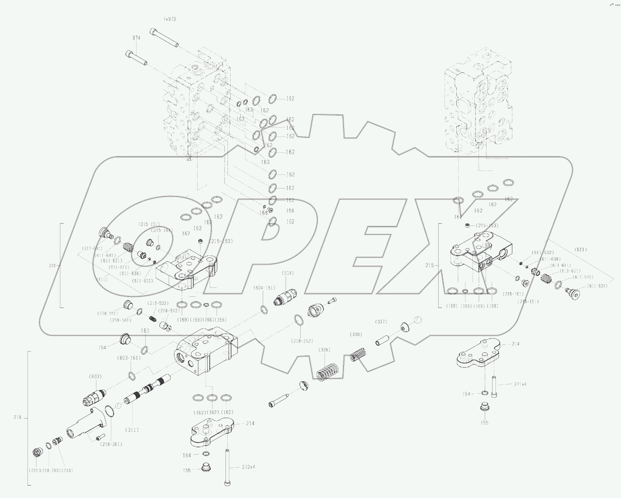 12C1735 001 MAIN CONTROL VALVE