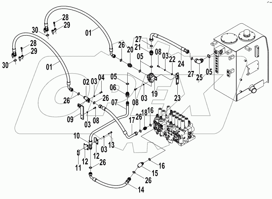  15E0818 002 ATTACHMENT PLATFORM LINES