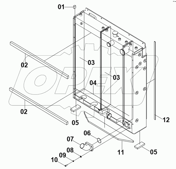  20C1031 RADIATOR GP (B)