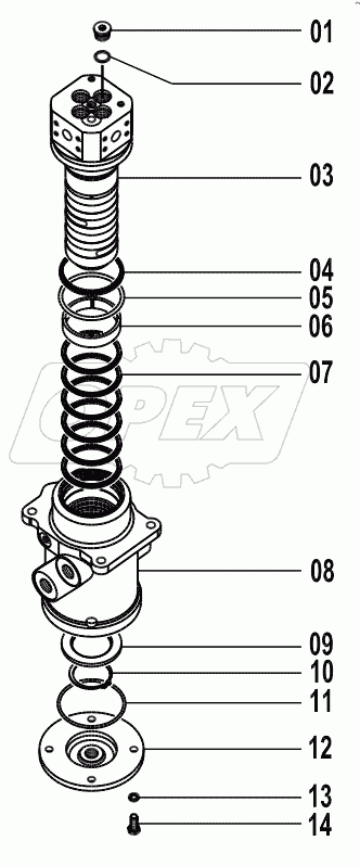  12C0240 001 ROTARY CONNECTION