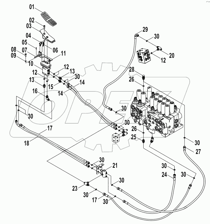  12Е0189 000 ATTACHMENT PILOT LINES