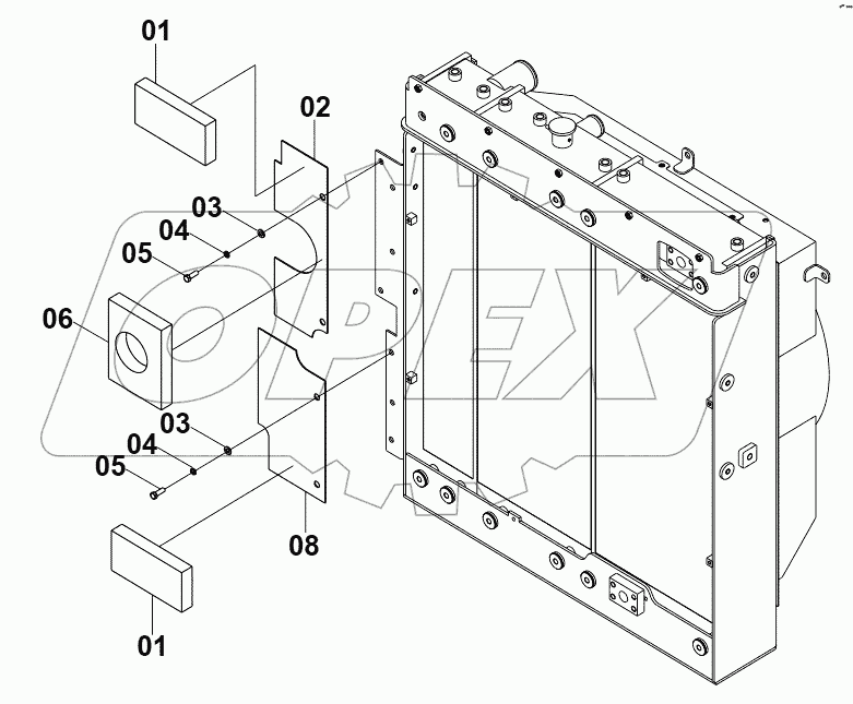  20С1031 RADIATOR GP (C)