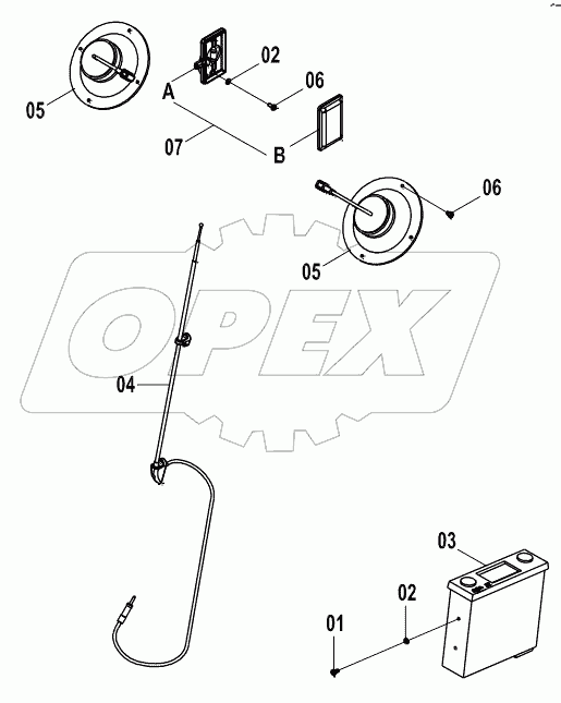  46С8204 CAB WIRING AS (B)