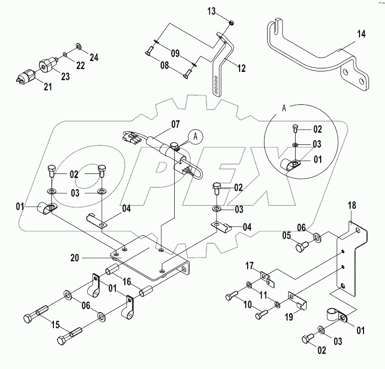  46С8206 ENGINE WIRING AS (A)
