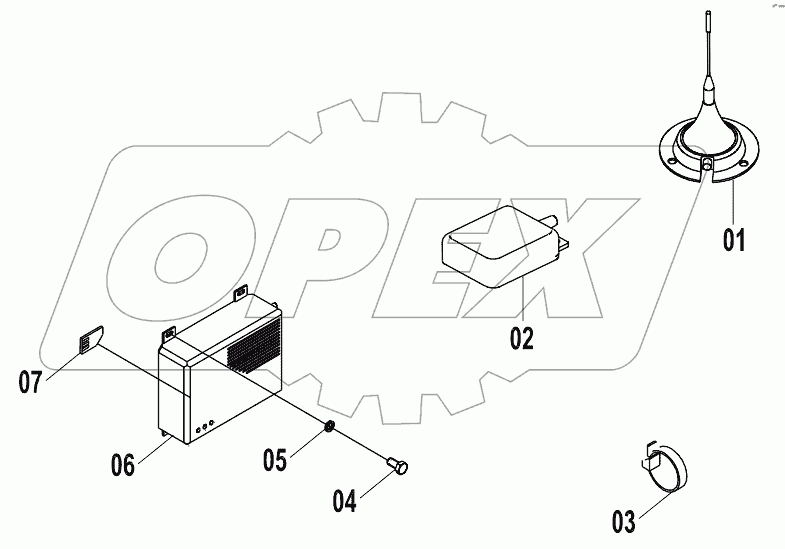  46C7641 000 GPS WIRING AS