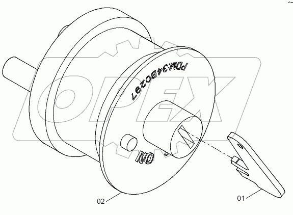  34B0297 002 DISCONNECT SWITCH