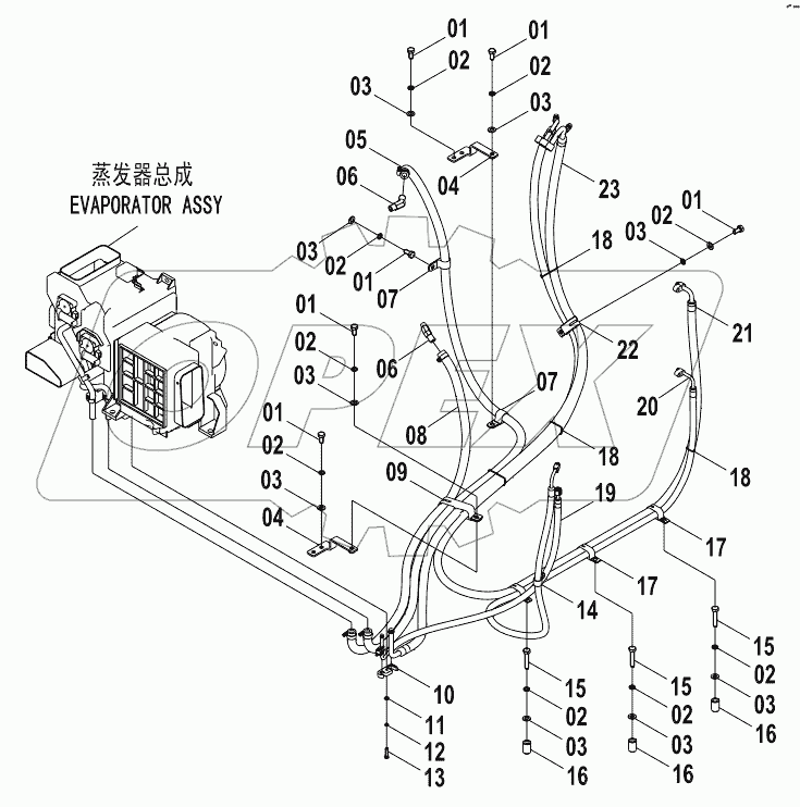  23E0311 AIR CONDITIONING SYSTEM (F)
