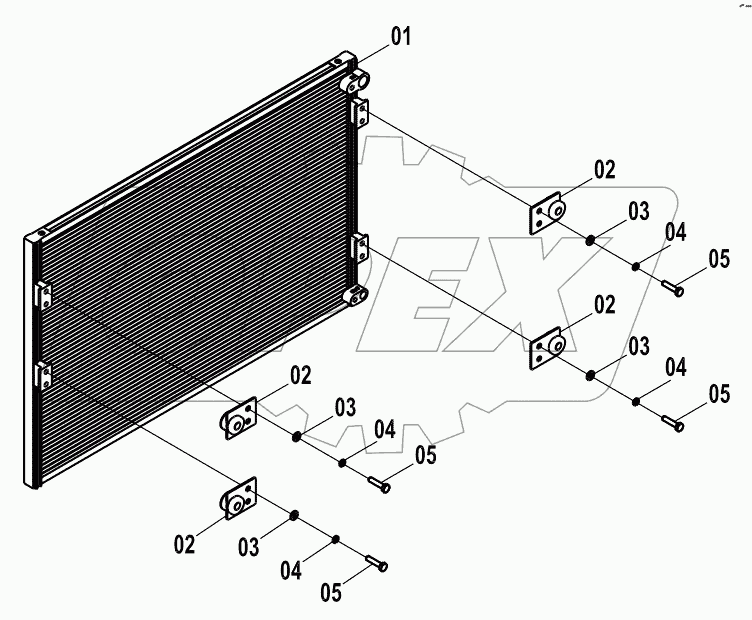  46C3629 001 CONDENSER	
