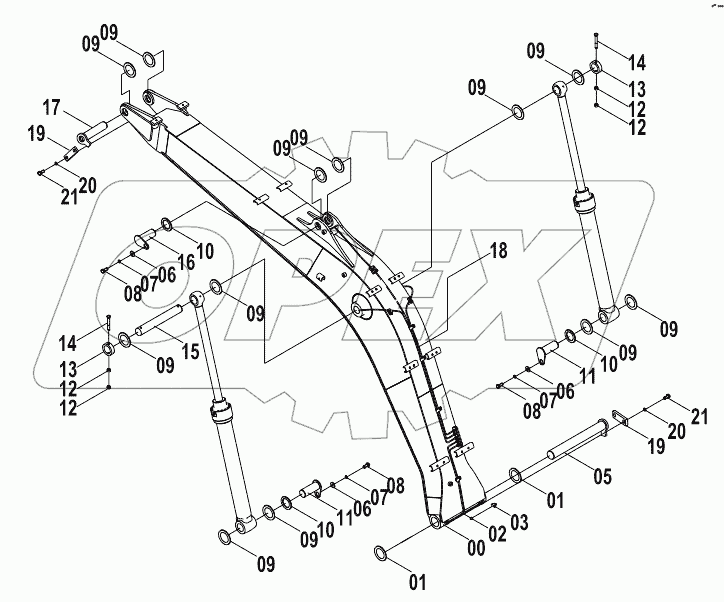  32E1033 WORK IMPLEMENT SYSTEM (A)