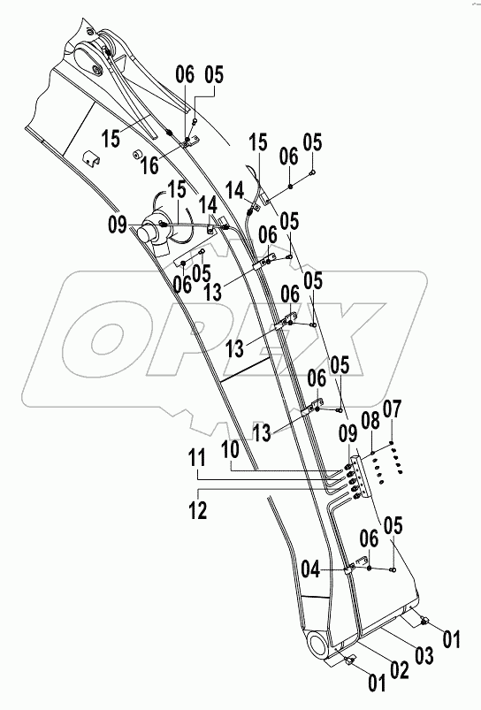  00C2551 000 GREASE LINES GP