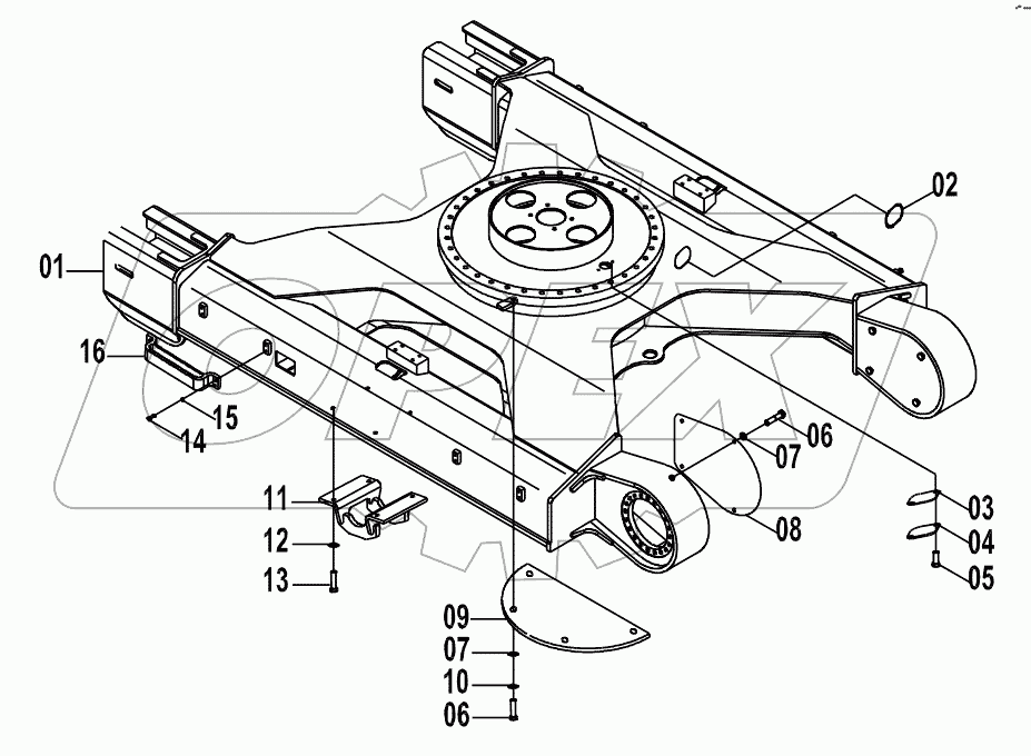  33Е0110 (А) TRACK FRAME