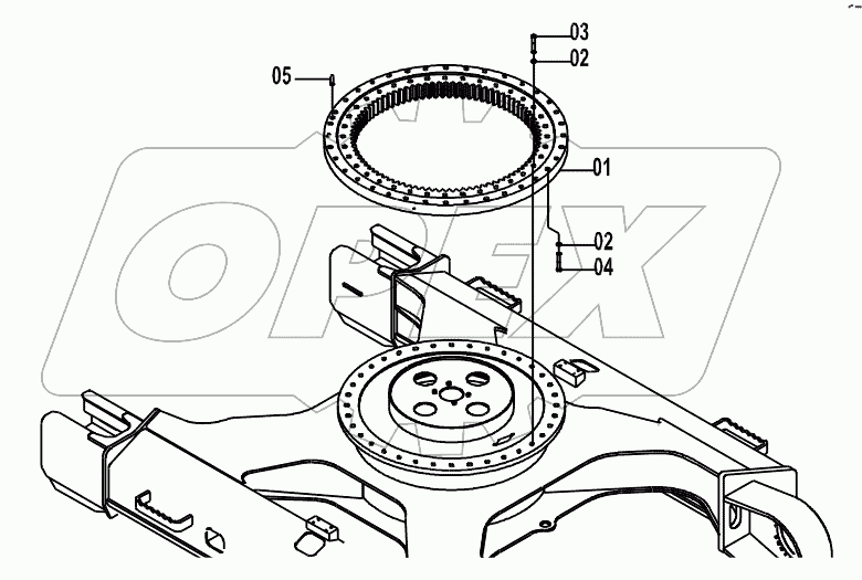  33E0110 (B) SWING BEARING