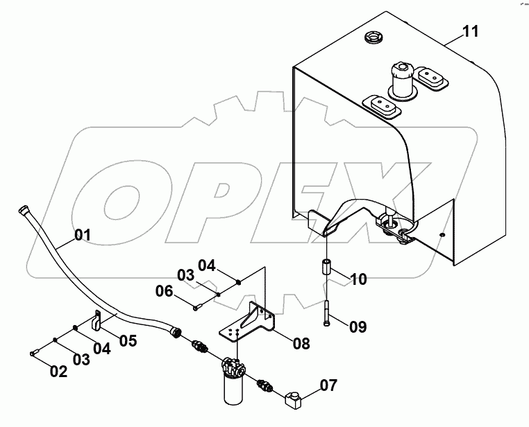  40С3092 FUEL SYSTEM (B)