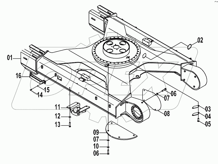  33Е0146 (А) TRACK FRAME