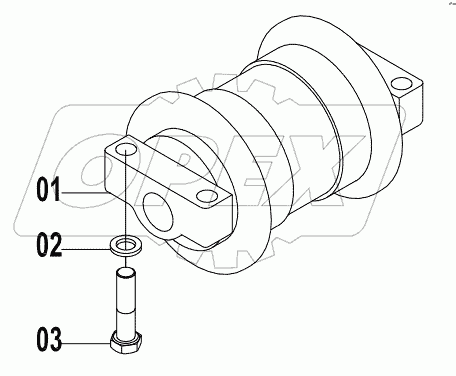  33E0146 (C) LOWER ROLLER