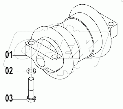  33E0173 LOWER ROLLER