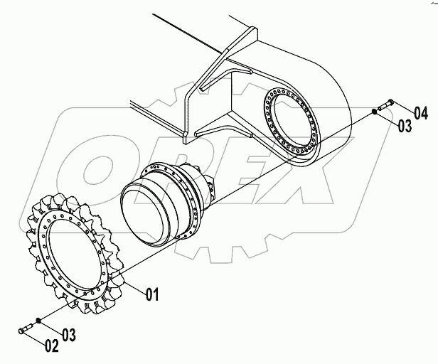  33E0173 (F) SPROCKET