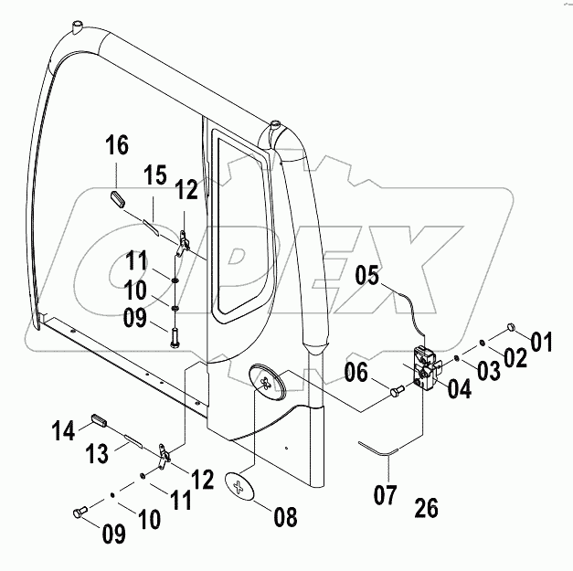  47C1498 CABIN ASSY (C)