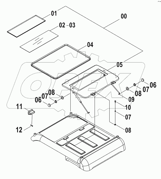  47C1498 CABIN ASSY (D)