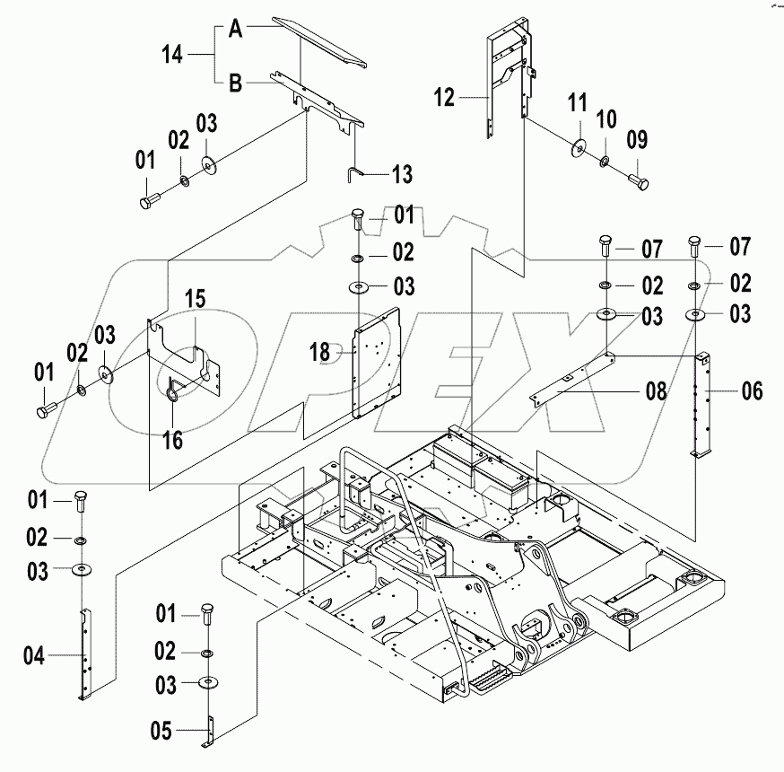  44E0357 ENGINE HOOD AS (C)