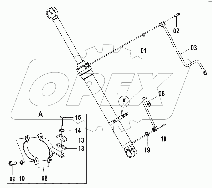  10C1848 BOOM CYLINDER AS-RH (A)