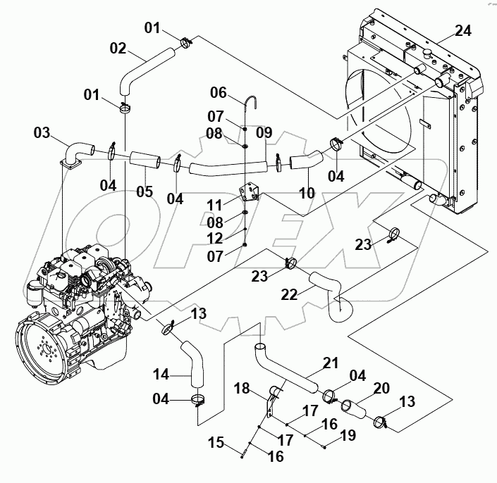 40С2107 COOLING SYSTEM (A)