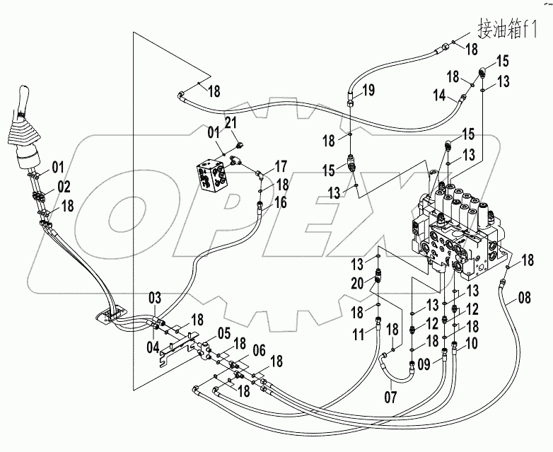 12E0187 PILOT HYDRAULIC SYSTEM (D)