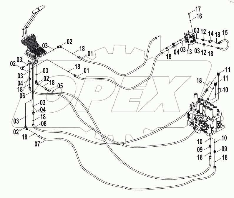  12E0187 PILOT HYDRAULIC SYSTEM (G)
