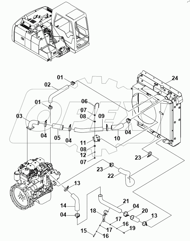  40C2107 COOLING SYSTEM (A)