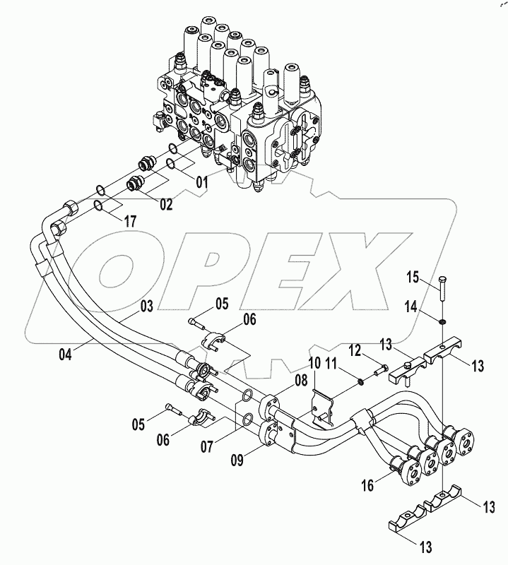  15E0817 MAIN HYDRAULIC SYSTEM (E)