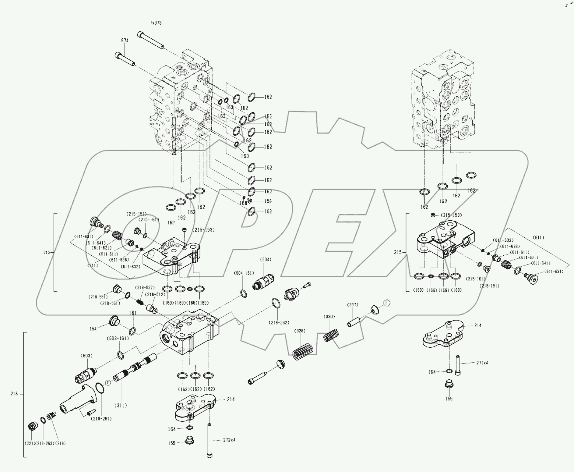  12C1735 000 MAIN CONTROL VALVE