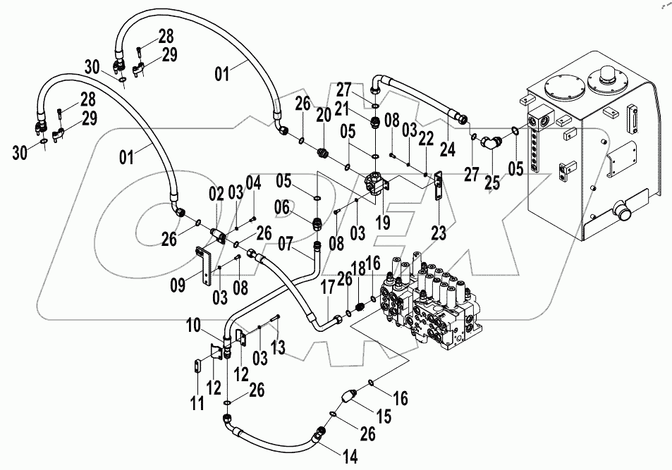  15E0818 002 ATTACHMENT PLATFORM LINES