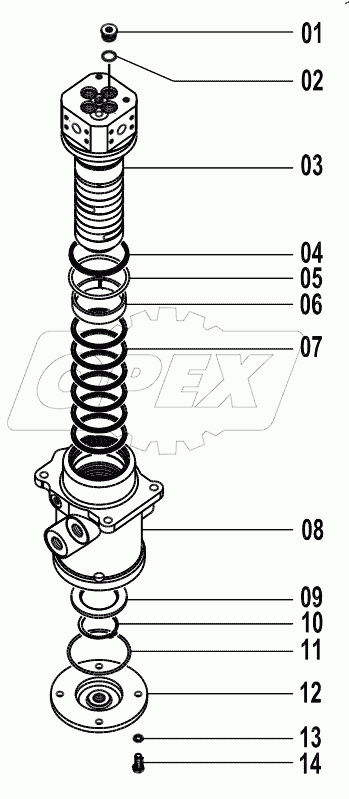 12C0240 001 ROTARY CONNECTION