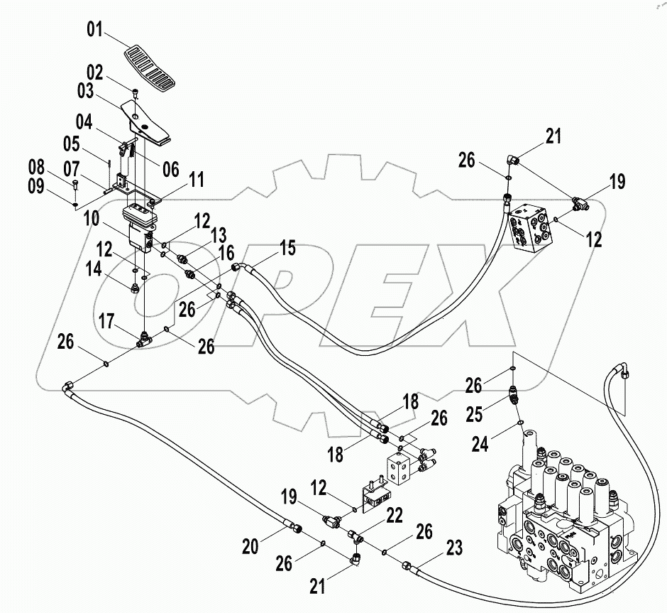  12E0123 001 ATTACHMENT PILOT LINES