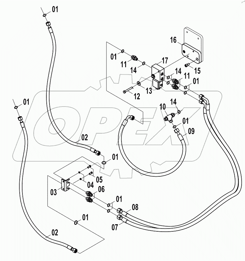  12E0238 QUICK COUPLER WIRING AS (C)