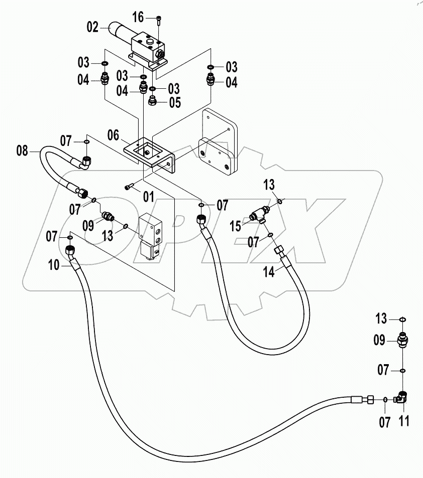  12E0238 QUICK COUPLER WIRING AS (D)